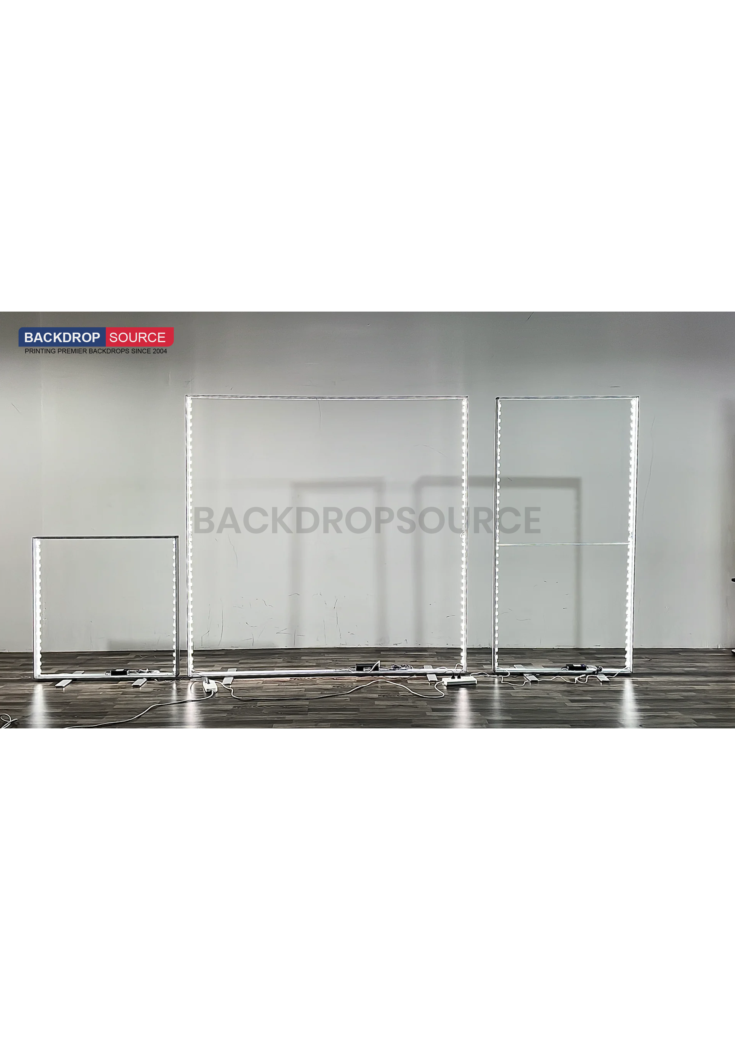 SEG Frameless Fabric Led Light Box Display - 1m W x 2m H