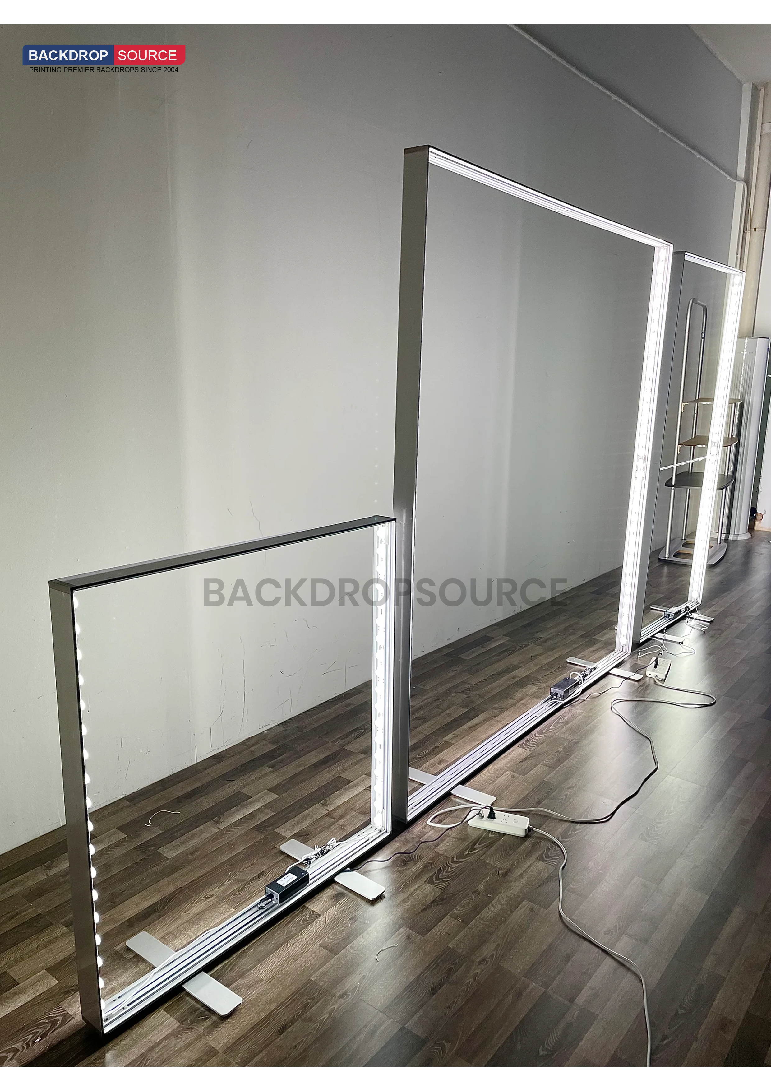 SEG Frameless Fabric Led Light Box Display - 1m W x 2m H