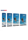 Soportes EZ Banner para pantallas de ferias comerciales