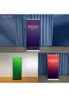 Soportes EZ Banner para pantallas de ferias comerciales