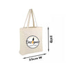 White Canvas Cotton Tote Bag