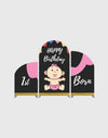 Conjuntos de medios de fiesta temáticos de diseño personalizado para cumpleaños / eventos / bodas - Modelo 2