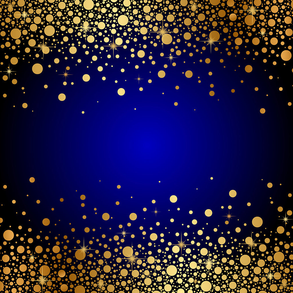 Gold Sprinkles Design Backdrop