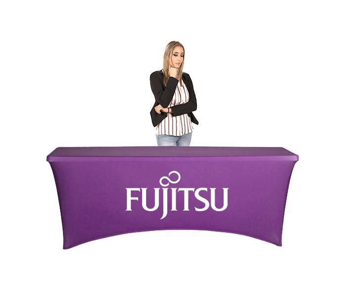 We're Glad You're Here Funda de mantel estirada