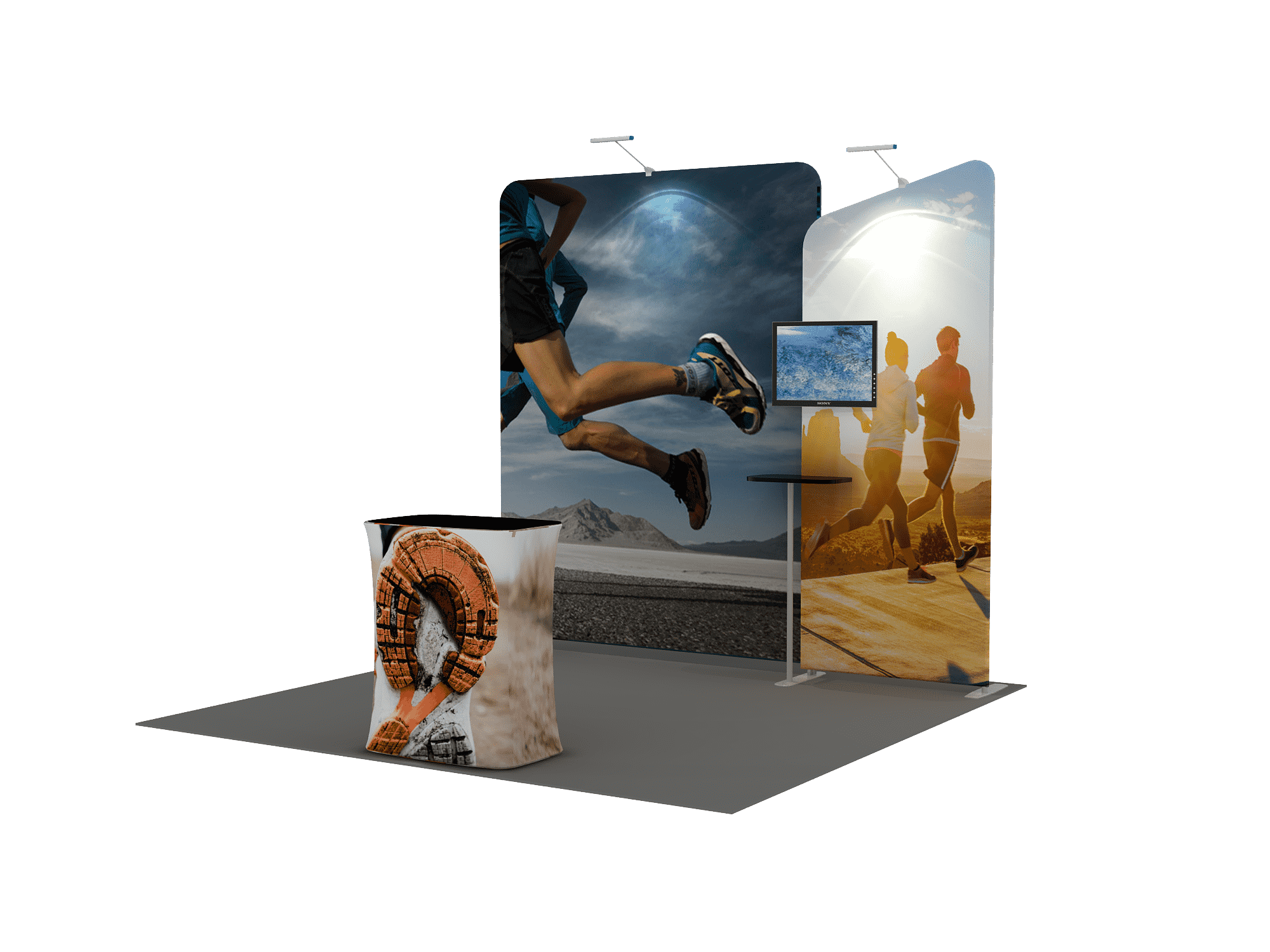 Pantalla de exhibición portátil de 3m - Modelo 3