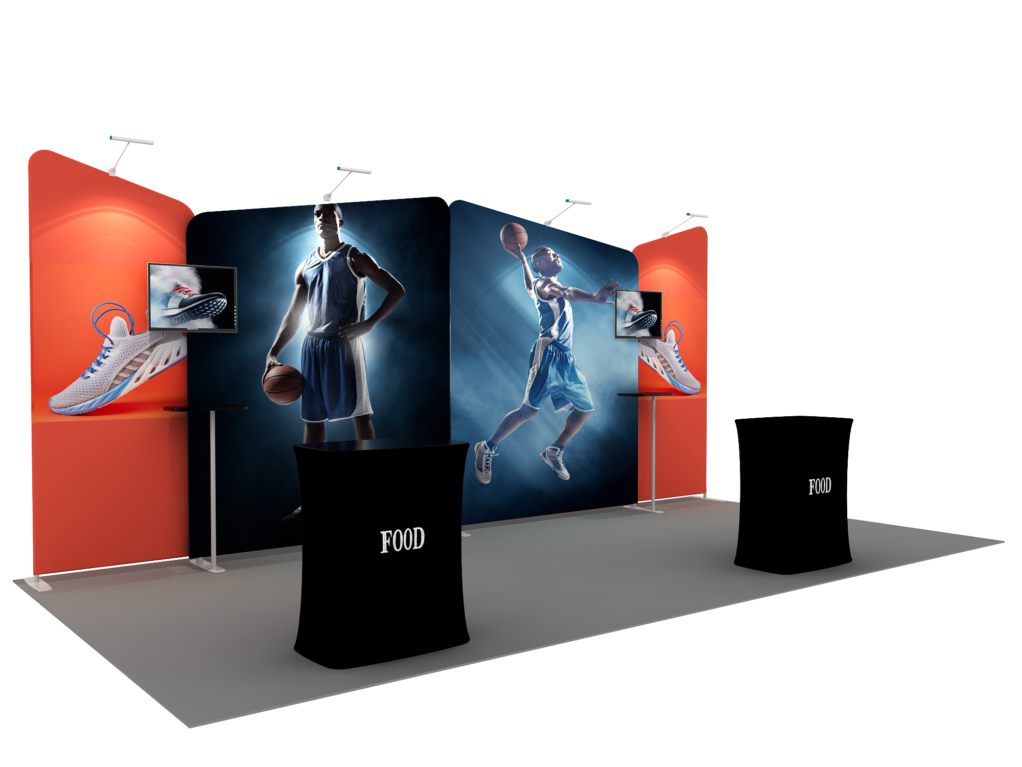 Pantalla de exhibición portátil de 6m - Modelo 2