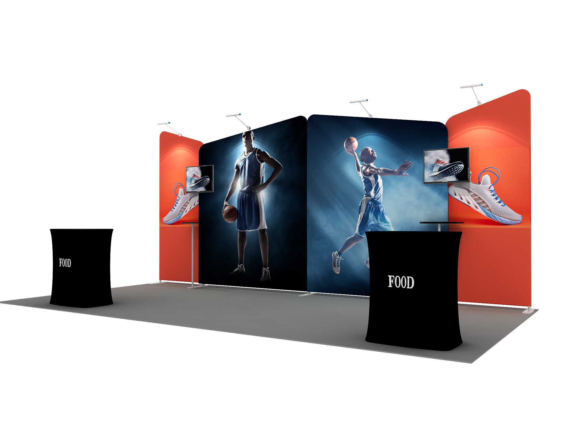 Pantalla de exhibición portátil de 6m - Modelo 2