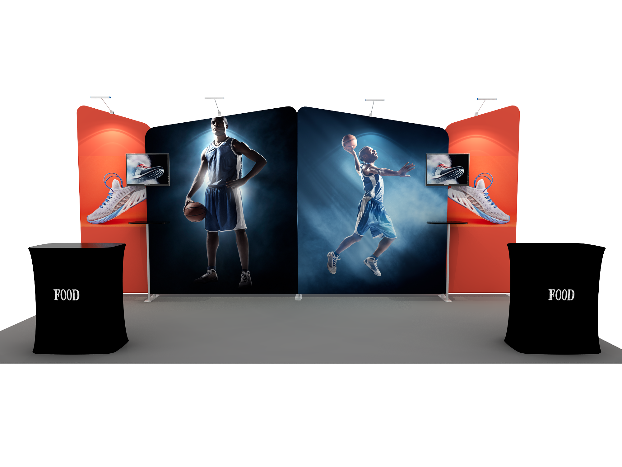 Pantalla de exhibición portátil de 6m - Modelo 2