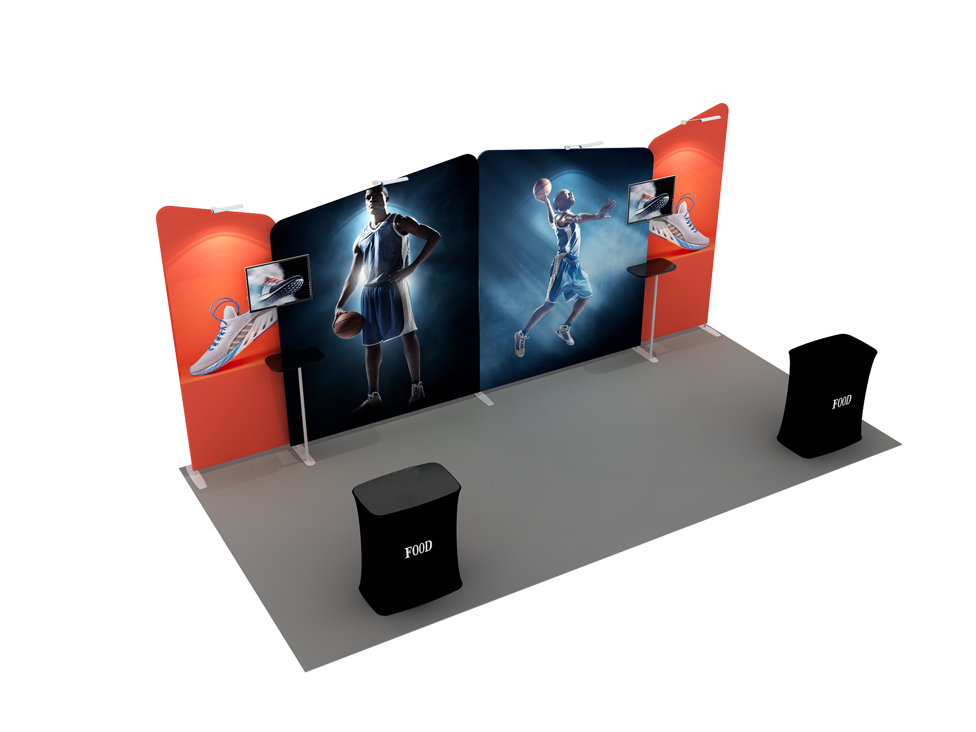 Pantalla de exhibición portátil de 6m - Modelo 2