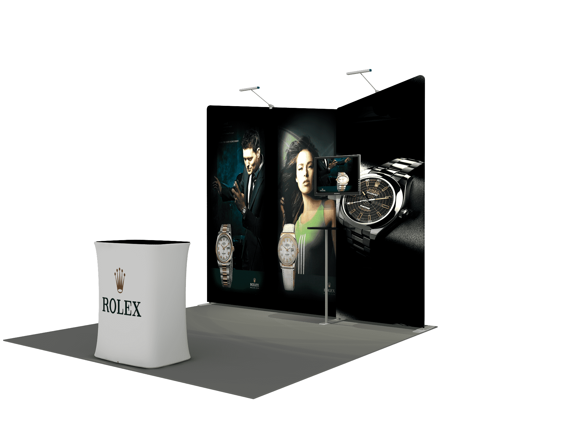 Pantalla de exhibición portátil de 3m - Modelo 4