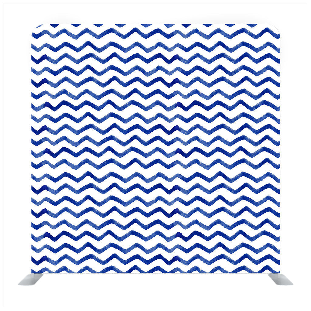 Blue watercolor zigzag pattern Background Backdrop