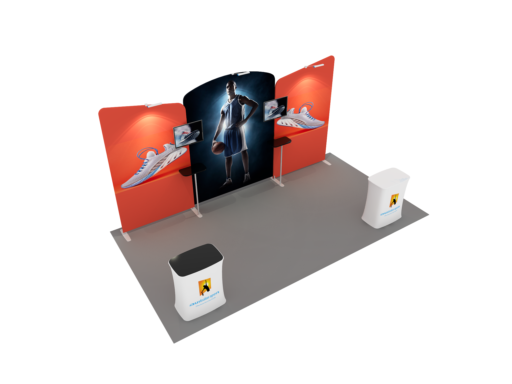 Pantalla de exhibición portátil de 6m - Modelo 8