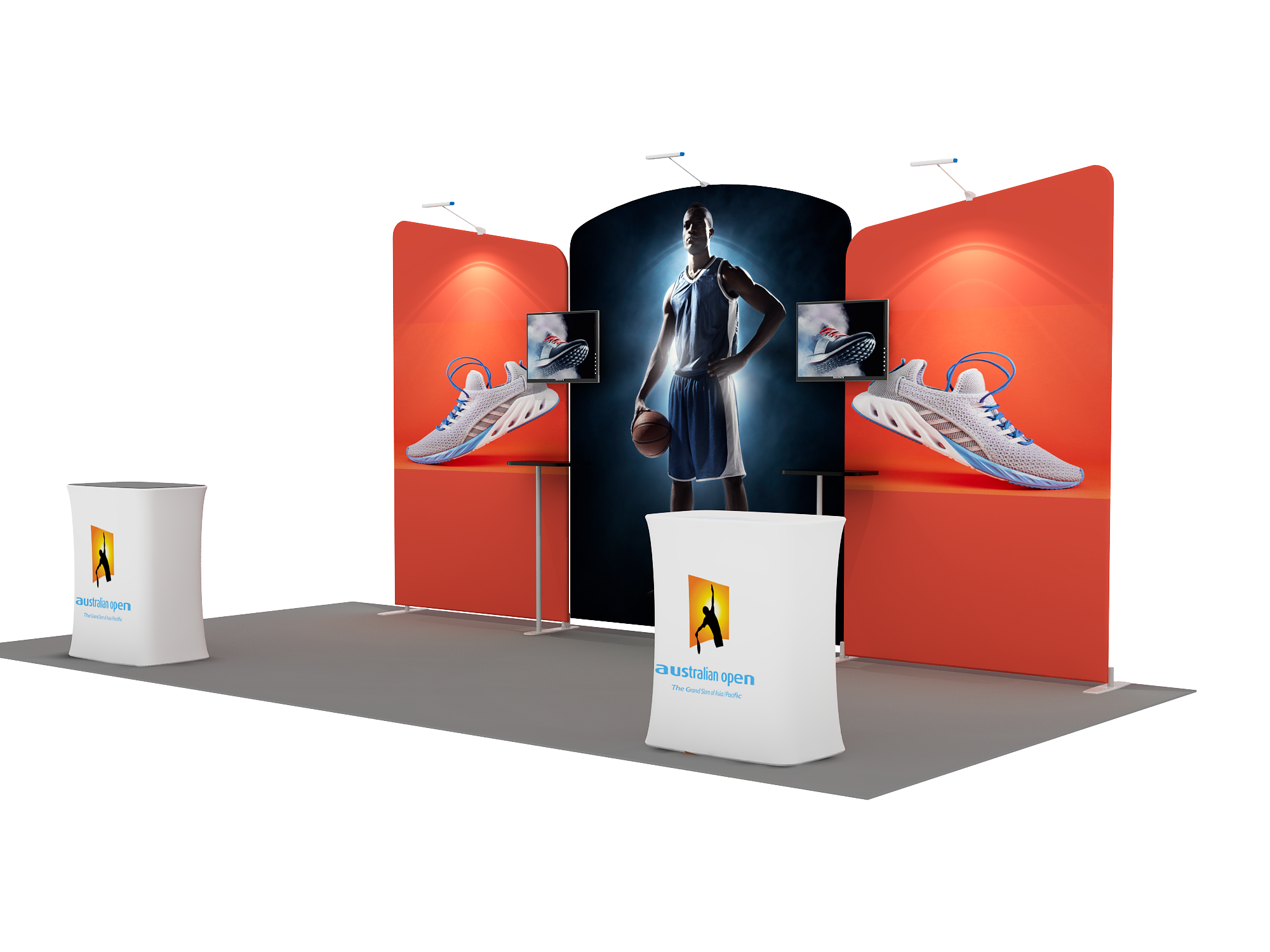 Pantalla de exhibición portátil de 6m - Modelo 8
