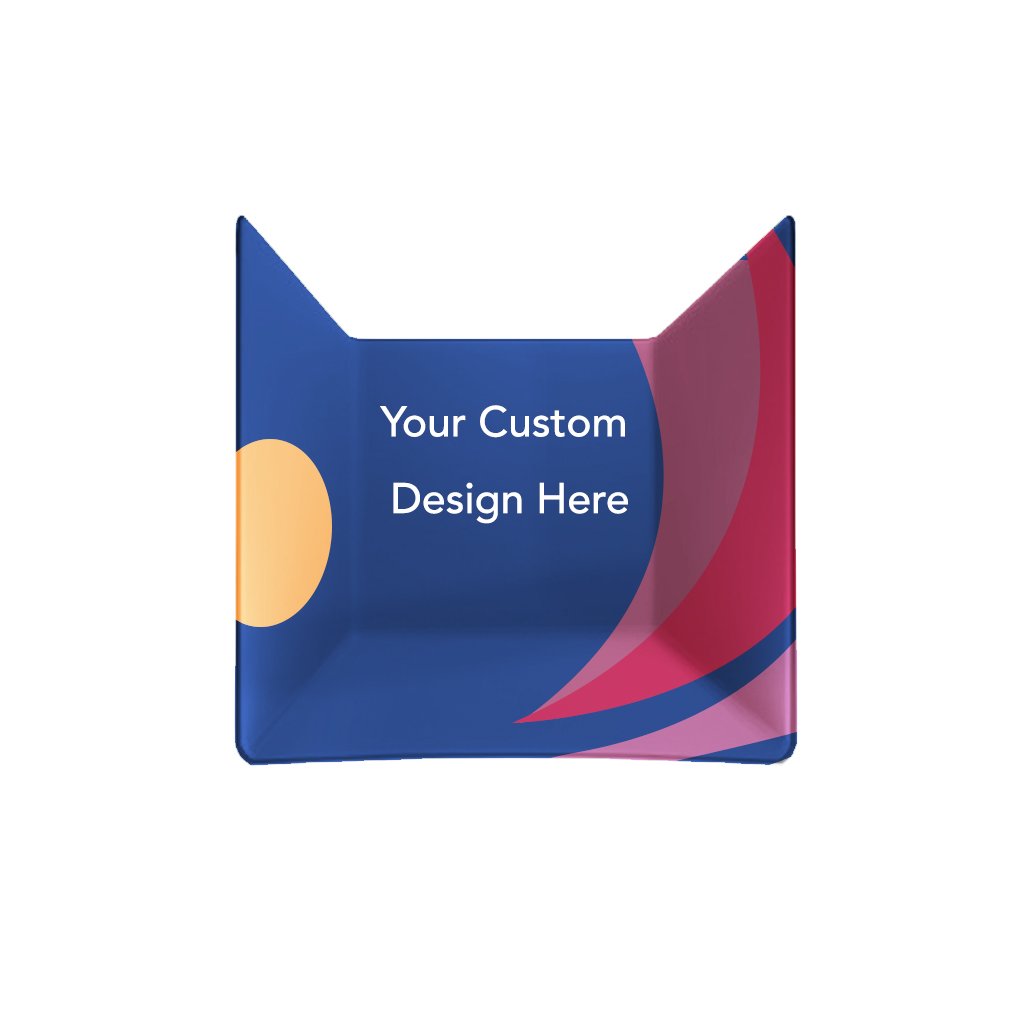 Stand de exposición en forma de U impreso personalizado (cubre 3 paredes / lados)