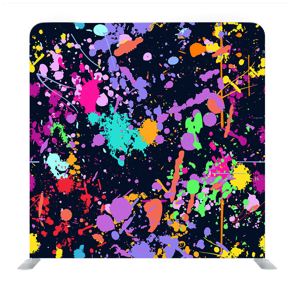 Color Splash Media Wall