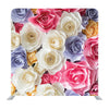 Combined of White And Pink roses Media wall