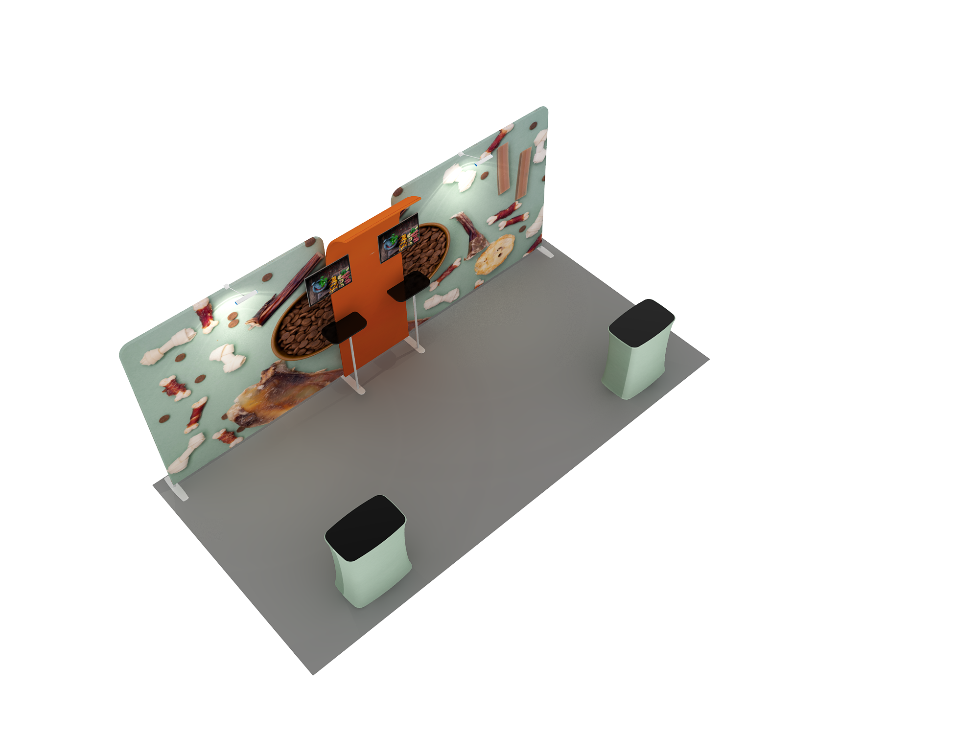 Pantalla de exhibición portátil de 6m - Modelo 13