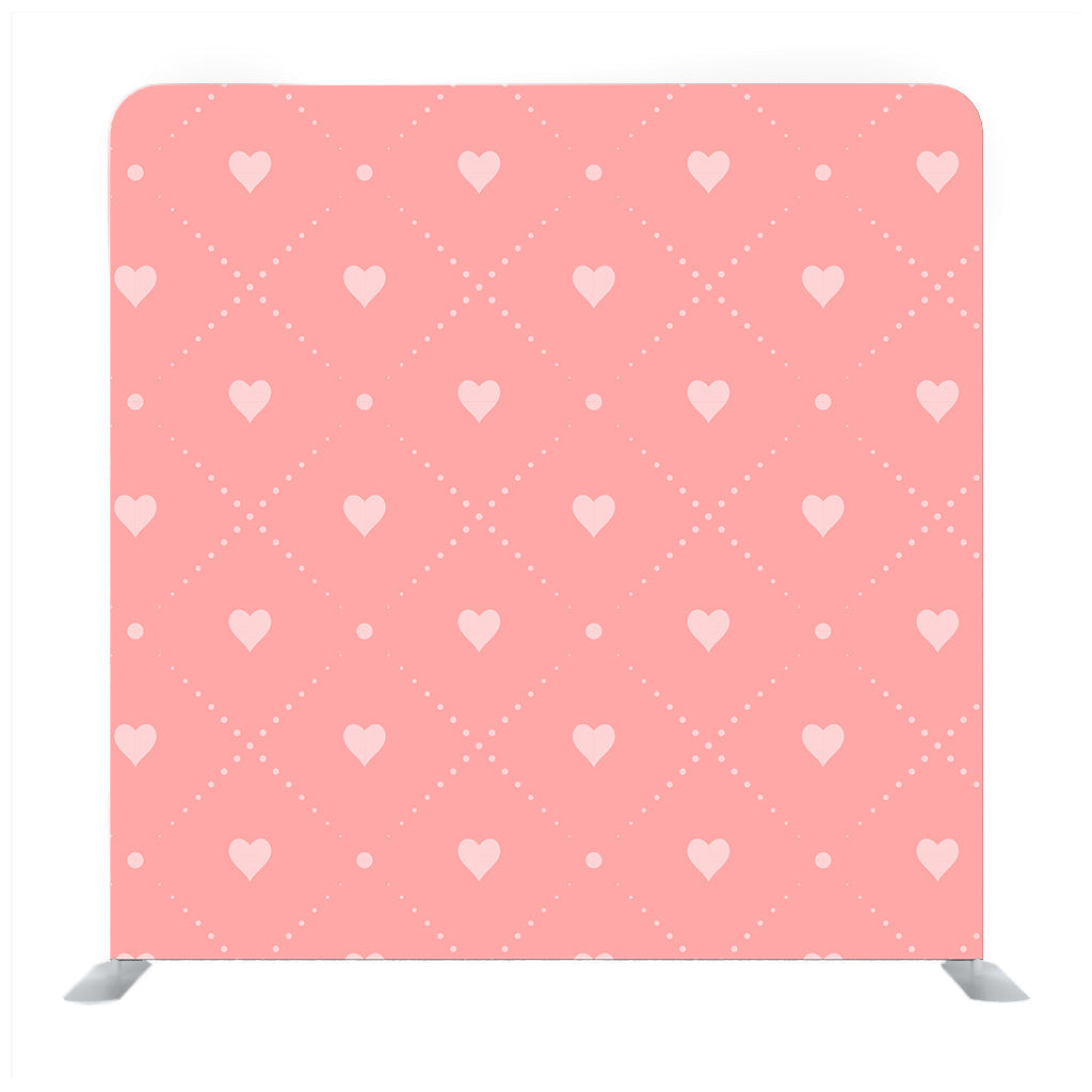 Flat design endless  of tiny heart pattern Backdrop