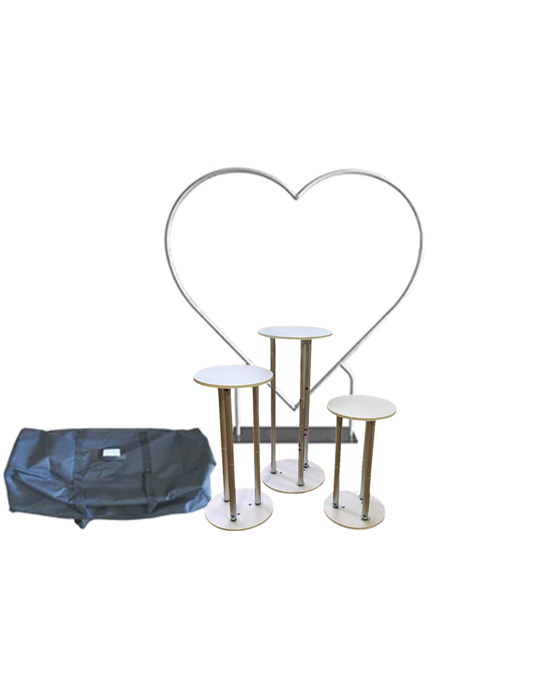 Soporte de corazón con zócalo