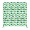 Green & White colors chevron pattern texture background backdrop