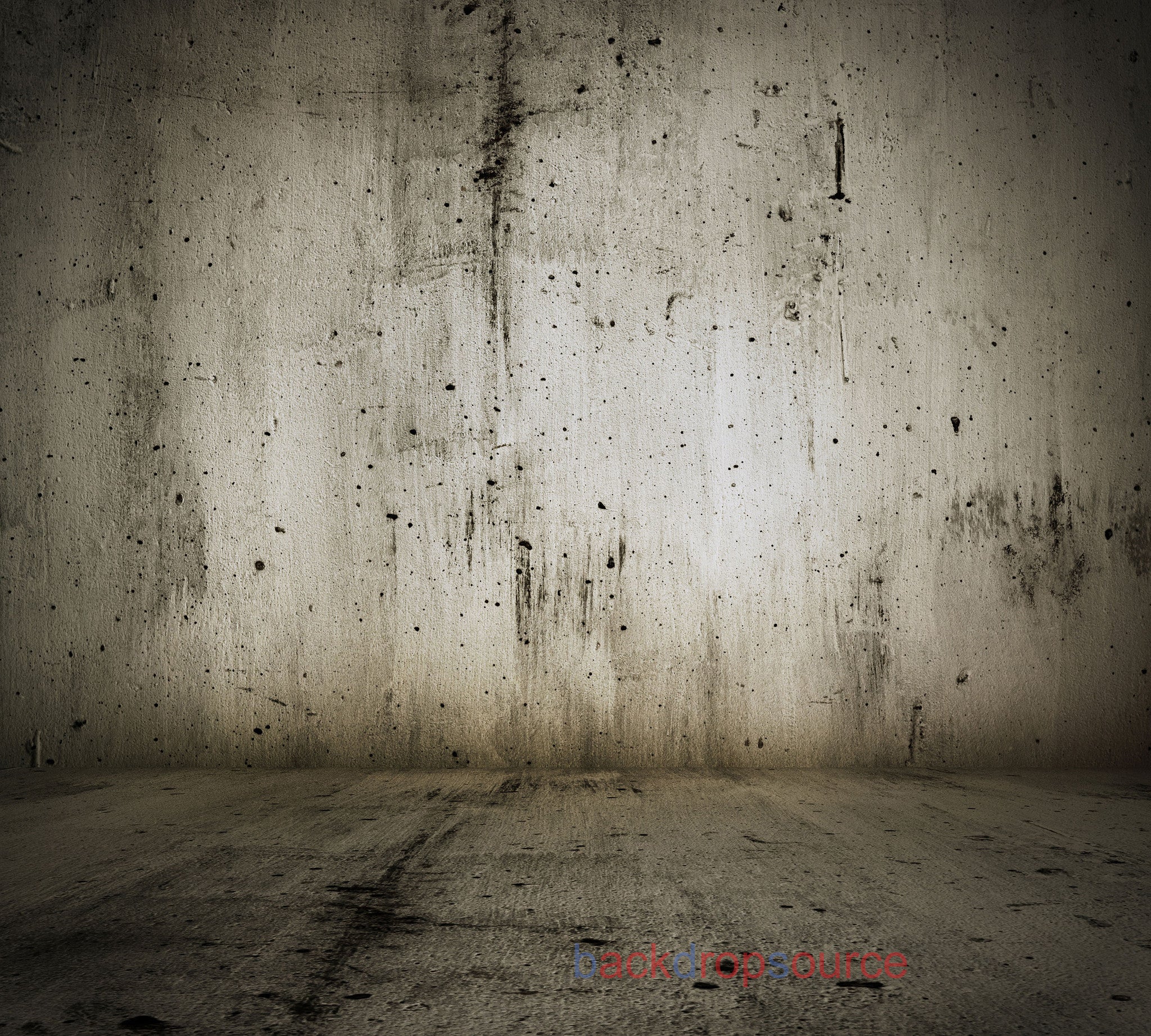 Grey Stained Baseboard Print Photography Backdrop