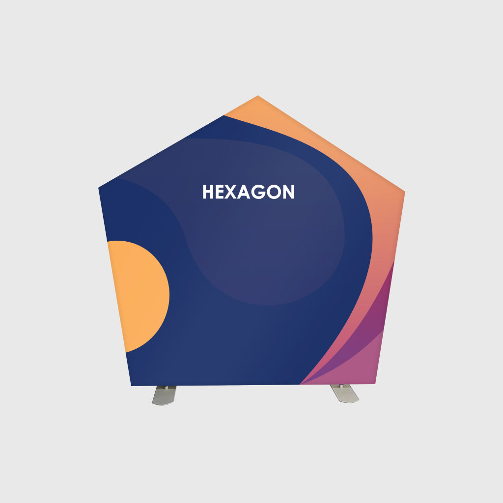 Fondo de soporte hexagonal
