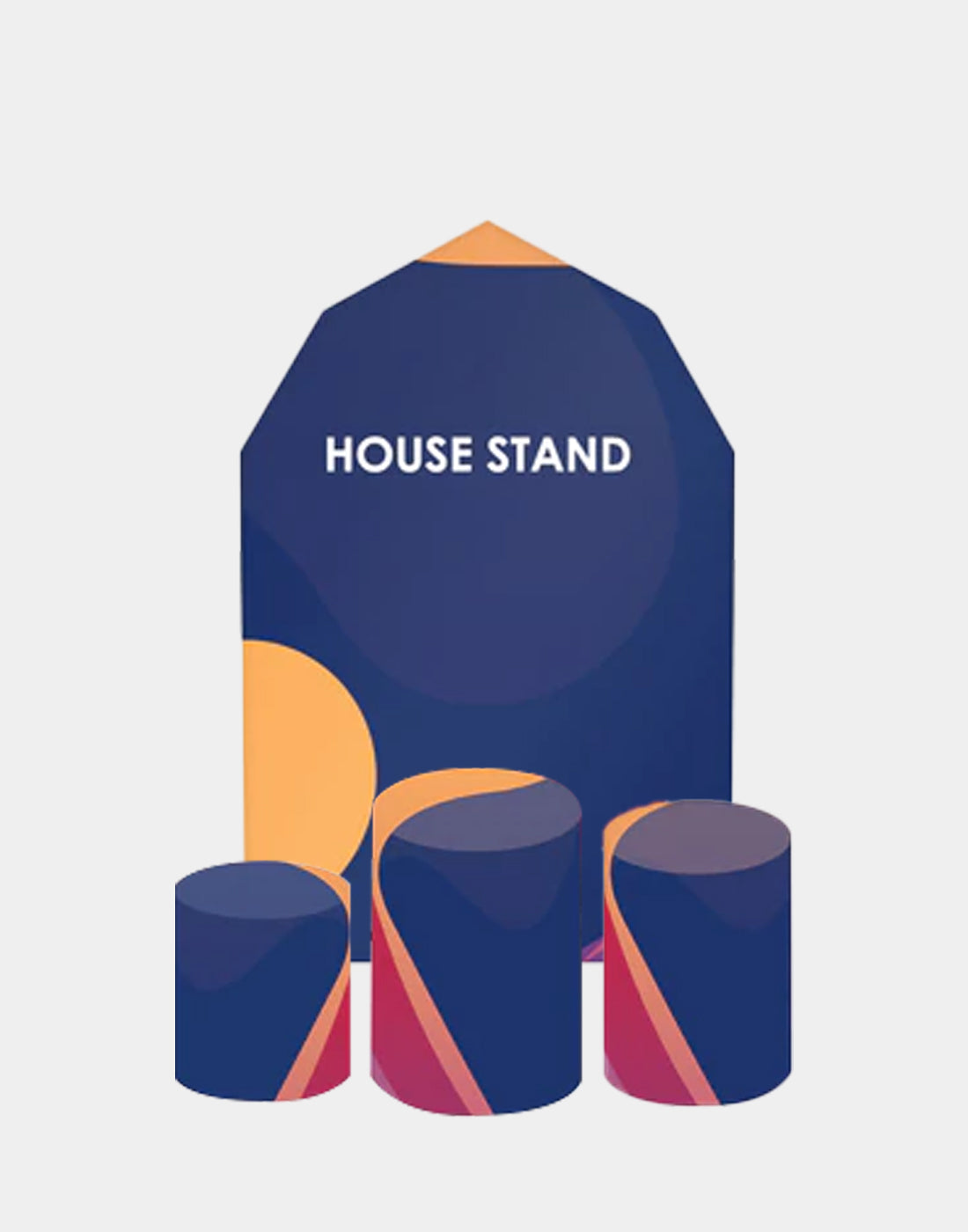 Soporte de casa con zócalo
