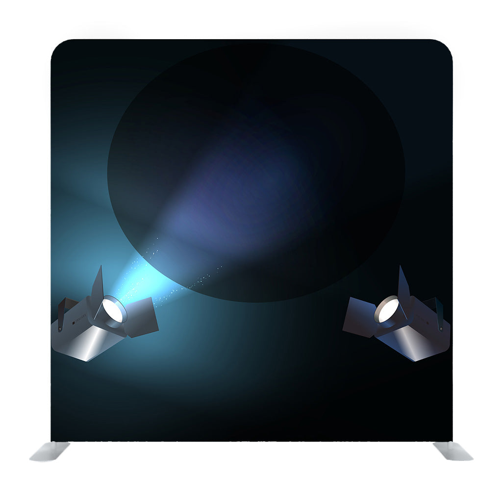 Light From The Scene During The Concert Background Media Wall