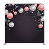 Merry Christmas Greeting Card With Christmas Ornaments Media Wall