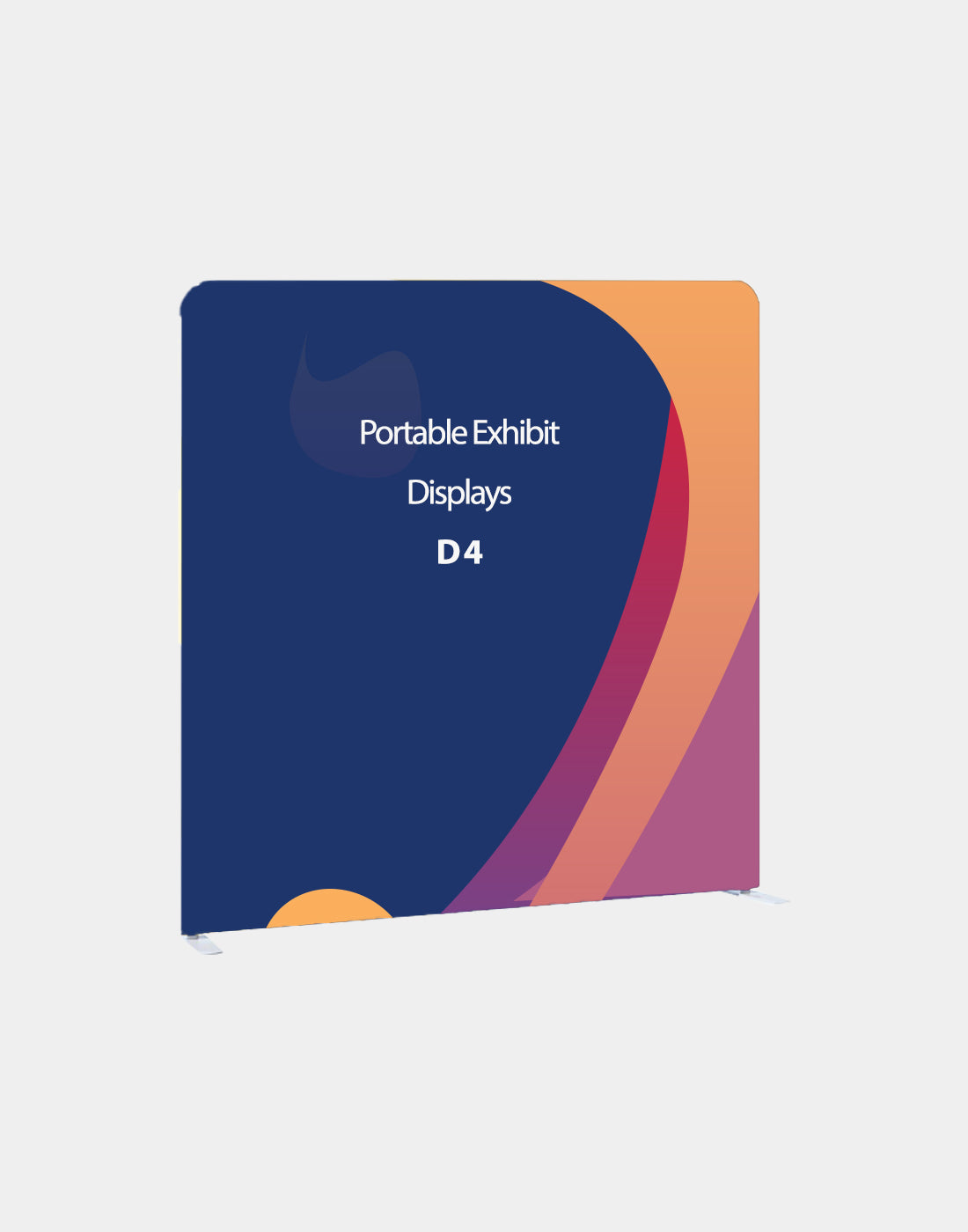 Pantalla de exhibición portátil - Inclinada