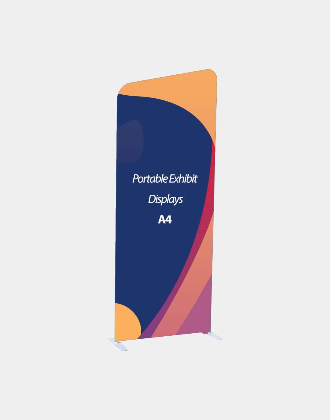 Pantalla de exhibición portátil - Inclinada
