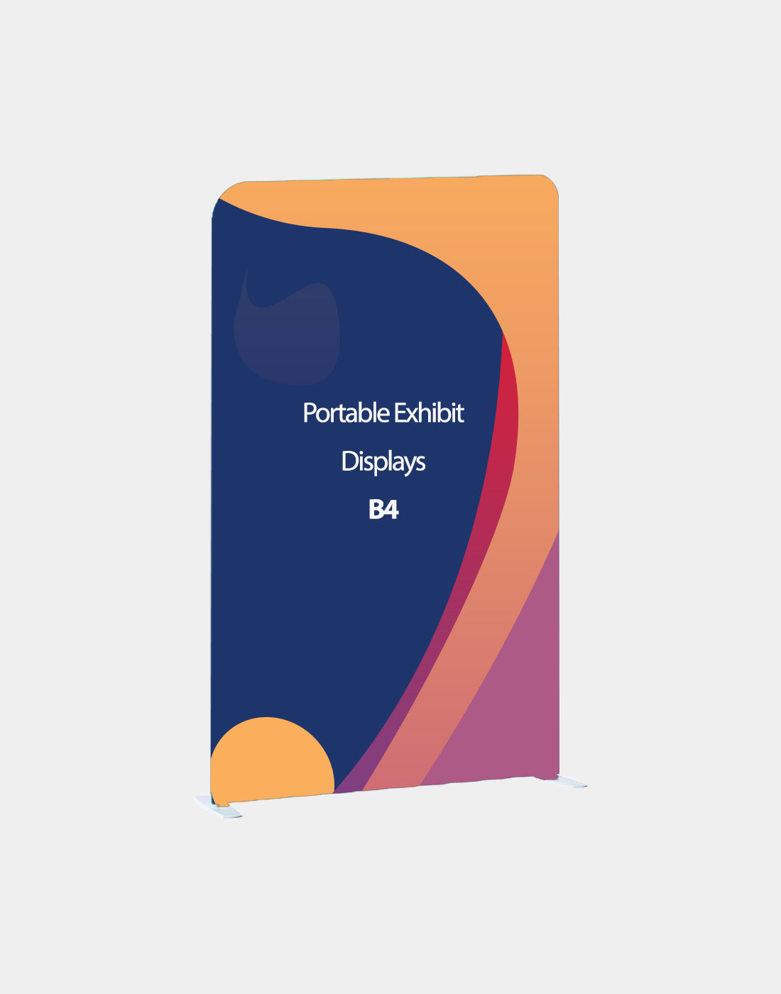 Pantalla de exhibición portátil - Inclinada