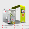 Kit de exhibición de pantalla de TV Modular L Arch para cabinas de 3m de ancho