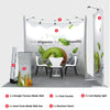 Kit de exhibición modular en forma de U para stands de 3m de ancho