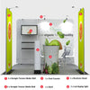 Kit de exhibición premium para stands de 3m de ancho