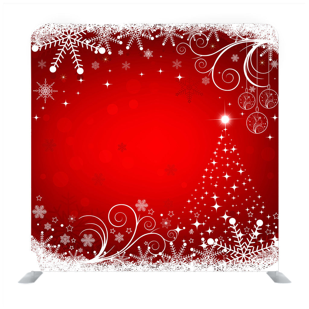 White Christmas Deco Media Wall