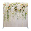 White Flowers Wall Decor Media Wall