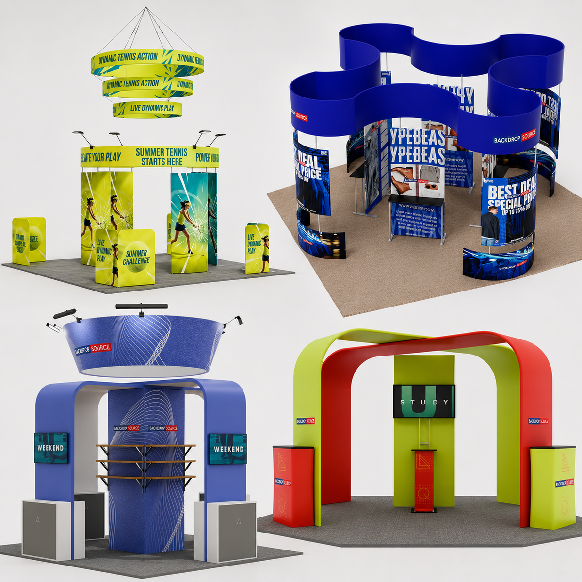 6m x 6m Island Exhibition Stands