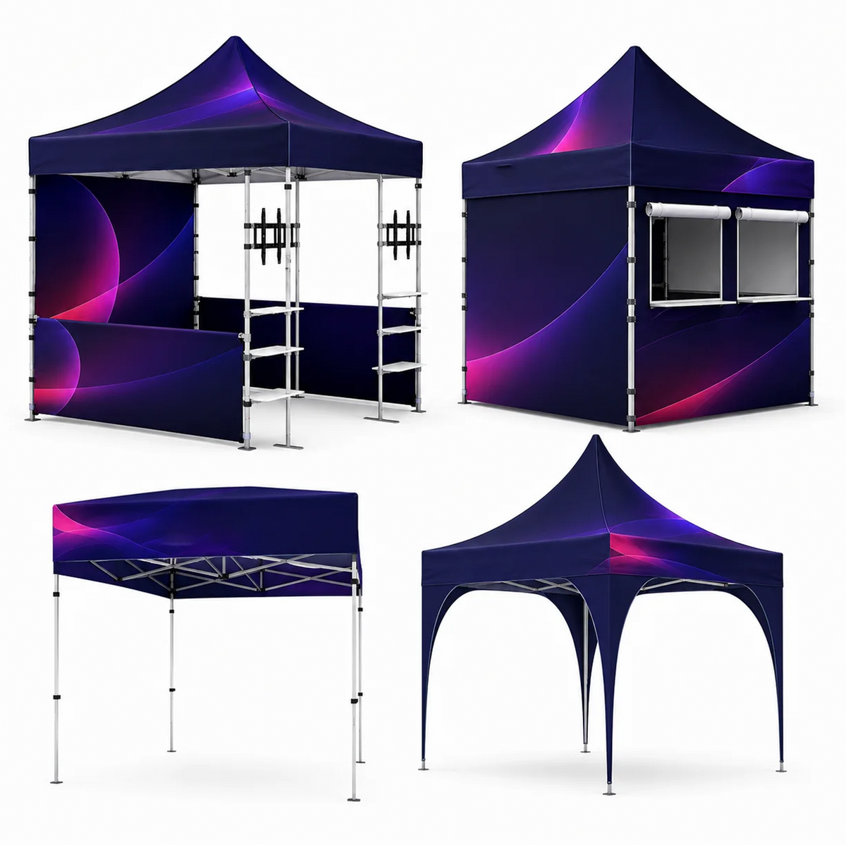 Custom Printed Canopy Tents (3m x 3m & 3m x 6m)