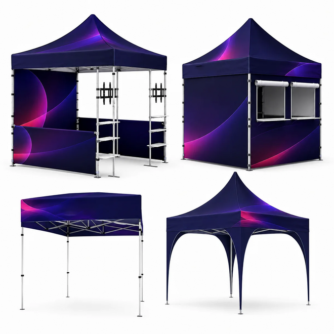 Custom Printed Canopy Tents (3m x 3m & 3m x 6m)