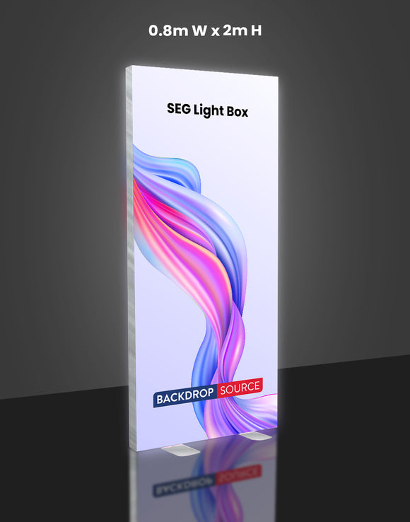 SEG Fabric LED Light Box - 0.8m W x 2m H