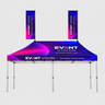 6m x 3m Canopy Tent with Peak Flag Kit