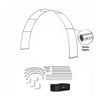 C Shape Tension Fabric Arch - 3m Wide