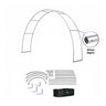 C Shape Tension Fabric Arch - 3m