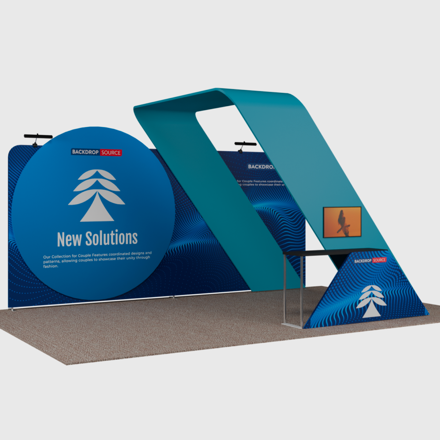 Portable Exhibit Display 6m x 3m - Model 18