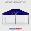Heavy Duty Fabric Canopy Tent – (6m W x 3m H)