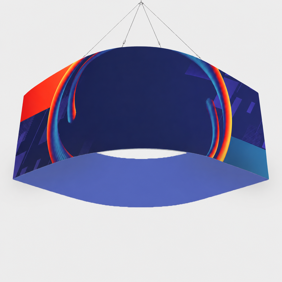 3D Eye-Shaped Hanging Banner