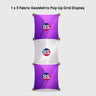 1 x 3 Fabric GeoMetrix Pop Up Grid Display