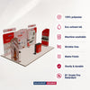 6m Straight Backdrop with Round Top Exhibition Kit