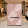 2 x 3 Fabric GeoMetrix Pop Up Grid Display